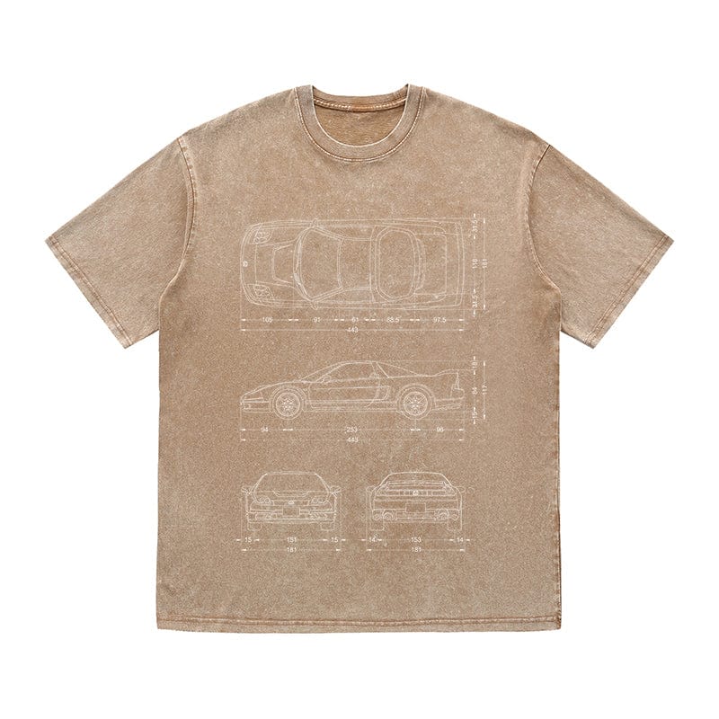 RDMCLOTHINGART tapestry hoodie SPORT CARS HEAVY COTTON TEES-9333