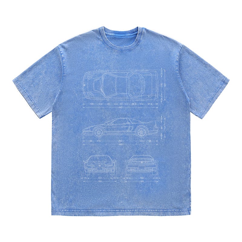 RDMCLOTHINGART tapestry hoodie SPORT CARS HEAVY COTTON TEES-9333