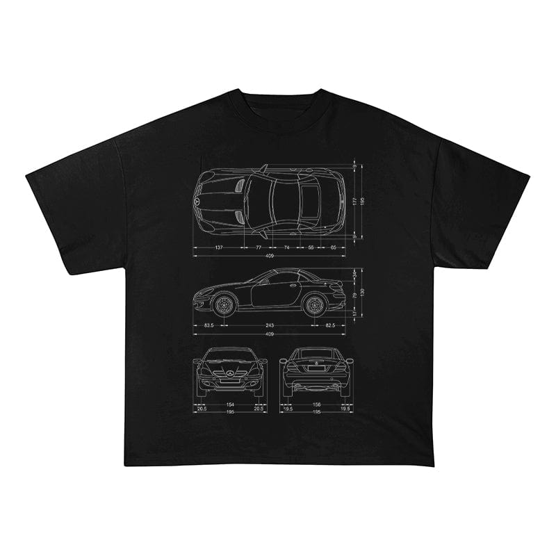 RDMCLOTHINGART tapestry hoodie SPORT CARS HEAVY COTTON TEES-9334