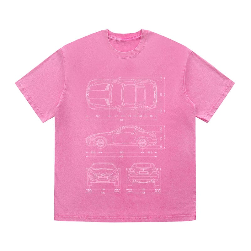 RDMCLOTHINGART tapestry hoodie SPORT CARS HEAVY COTTON TEES-9334