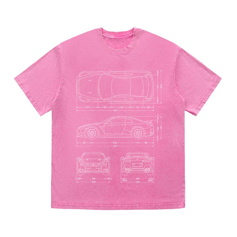 RDMCLOTHINGART tapestry hoodie SPORT CARS HEAVY COTTON TEES-9336