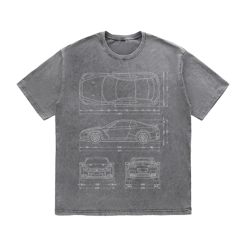 RDMCLOTHINGART tapestry hoodie SPORT CARS HEAVY COTTON TEES-9336
