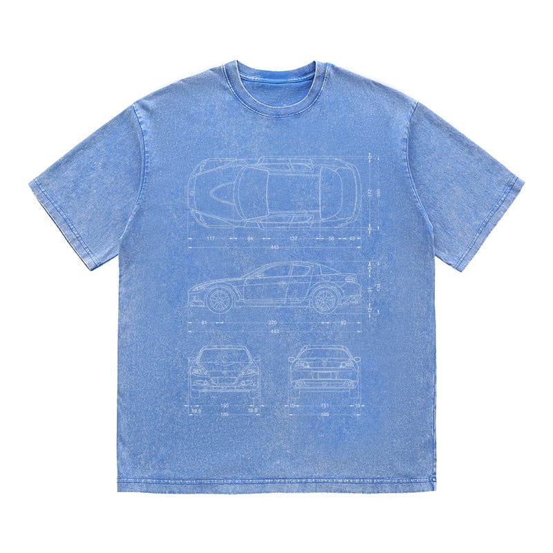 RDMCLOTHINGART tapestry hoodie SPORT CARS HEAVY COTTON TEES-9337