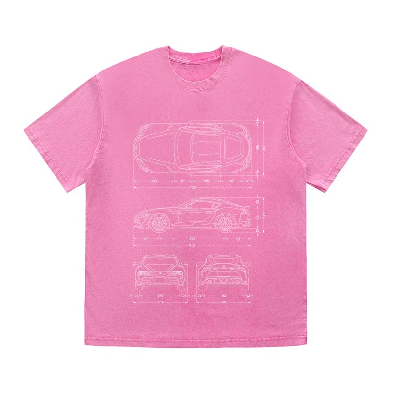 RDMCLOTHINGART tapestry hoodie SPORT CARS HEAVY COTTON TEES-9339