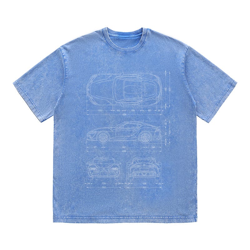 RDMCLOTHINGART tapestry hoodie SPORT CARS HEAVY COTTON TEES-9339