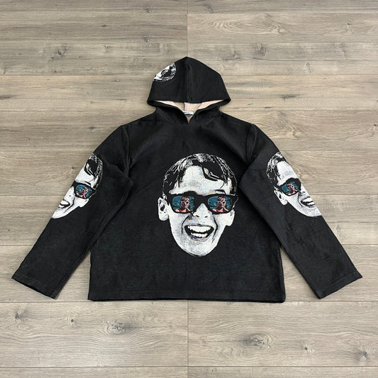 RDMCLOTHINGART tapestry hoodie SQUINT TAPESTRY HOODIE