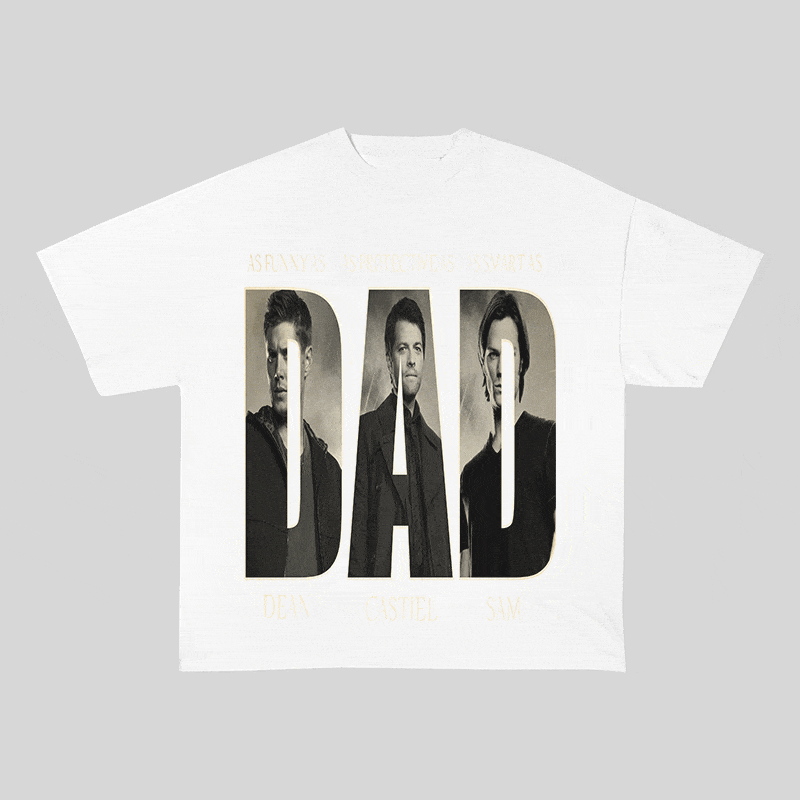 RDMCLOTHINGART tapestry hoodie SUPERNATURAL HEAVY WEIGHT COTTON TEE-8817