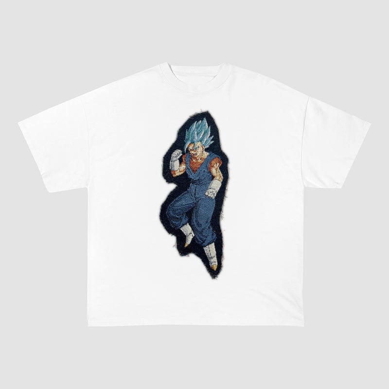 SuperSaiyanBlue HEAVY COTTON TEES-8160 - RDMCLOTHINGART