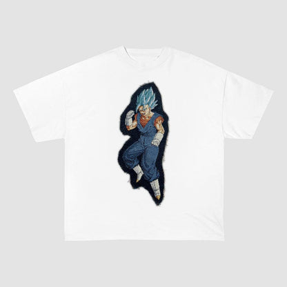 SuperSaiyanBlue HEAVY COTTON TEES-8160 - RDMCLOTHINGART