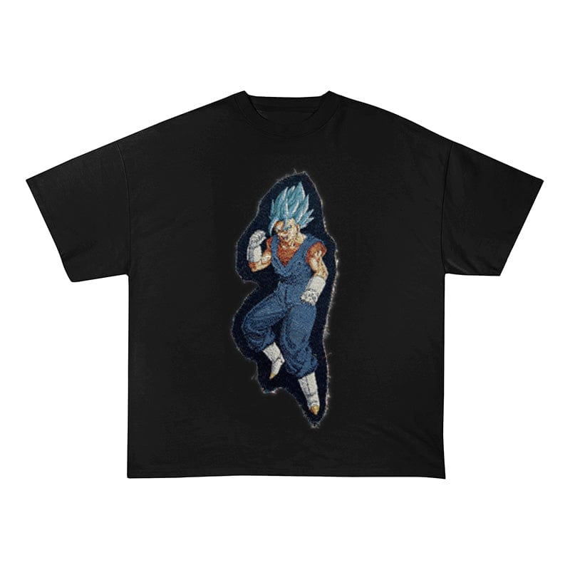 SuperSaiyanBlue HEAVY COTTON TEES-8160 - RDMCLOTHINGART