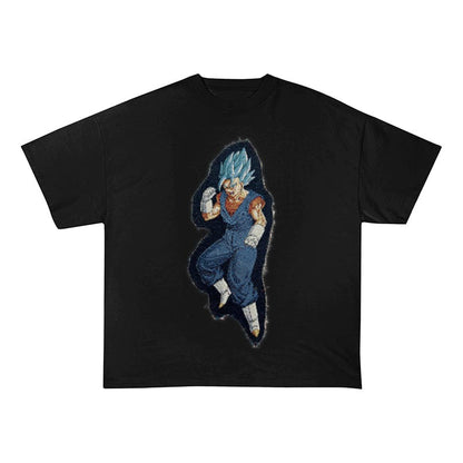 SuperSaiyanBlue HEAVY COTTON TEES-8160 - RDMCLOTHINGART