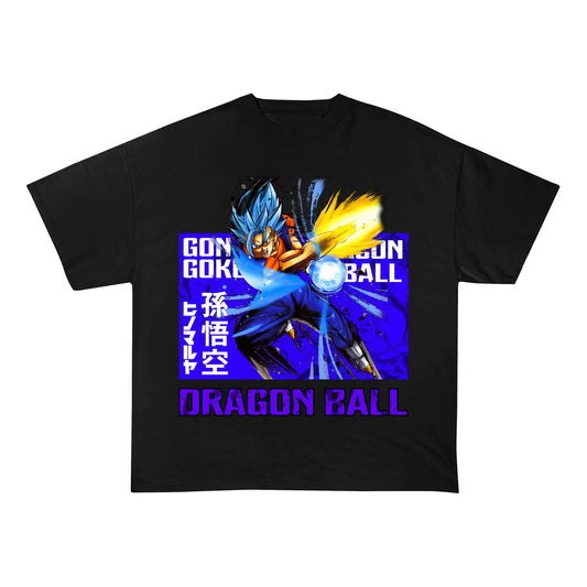 SuperSaiYanBlue HEAVY COTTON TEES-8181 - RDMCLOTHINGART