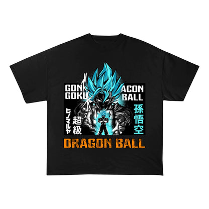 SuperSaiYanBlue HEAVY COTTON TEES-8194 - RDMCLOTHINGART