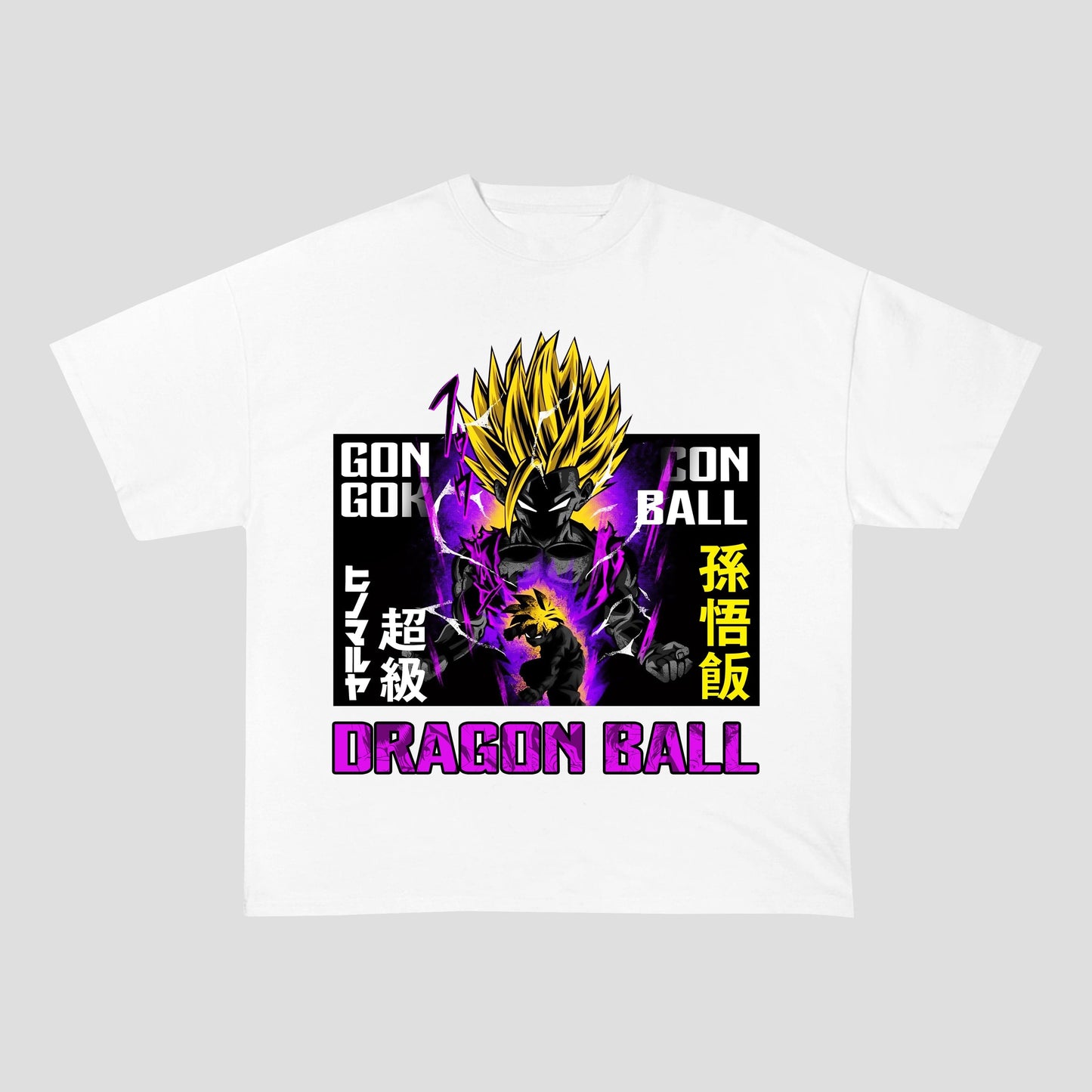 SuperSaiYanGoHan HEAVY COTTON TEES-8193 - RDMCLOTHINGART