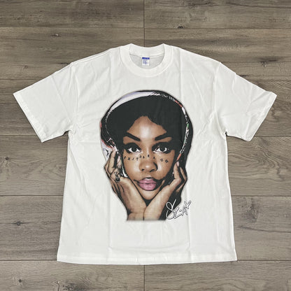 SZA HEAVEY WEIGHT COTTON TEE-8002 - RDMCLOTHINGART