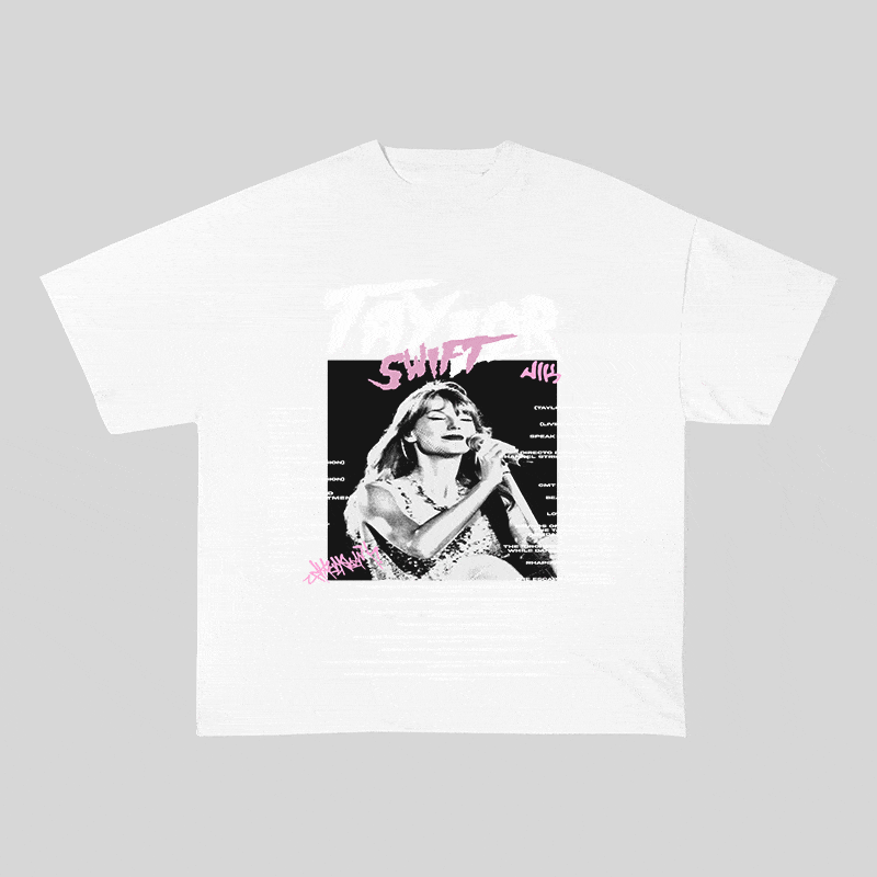 RDMCLOTHINGART tapestry hoodie TAYLOR SWIFT HEAVY WEIGHT COTTON TEE-8920