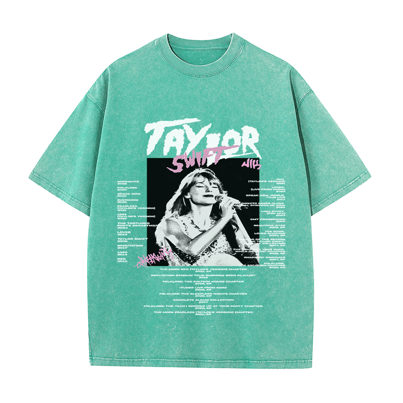 RDMCLOTHINGART tapestry hoodie TAYLOR SWIFT HEAVY WEIGHT COTTON TEE-8920