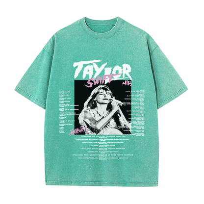 RDMCLOTHINGART tapestry hoodie TAYLOR SWIFT HEAVY WEIGHT COTTON TEE-8920