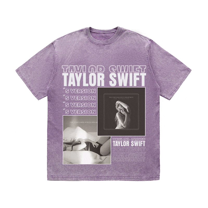 RDMCLOTHINGART tapestry hoodie TAYLOR SWIFT HEAVY WEIGHT COTTON TEE-9021