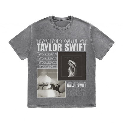 RDMCLOTHINGART tapestry hoodie TAYLOR SWIFT HEAVY WEIGHT COTTON TEE-9021