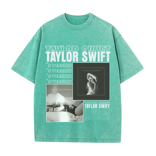 RDMCLOTHINGART tapestry hoodie TAYLOR SWIFT HEAVY WEIGHT COTTON TEE-9021