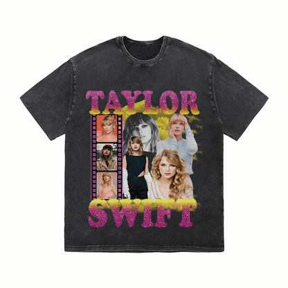 RDMCLOTHINGART tapestry hoodie TAYLOR SWIFT HEAVY WEIGHT COTTON TEE-9137
