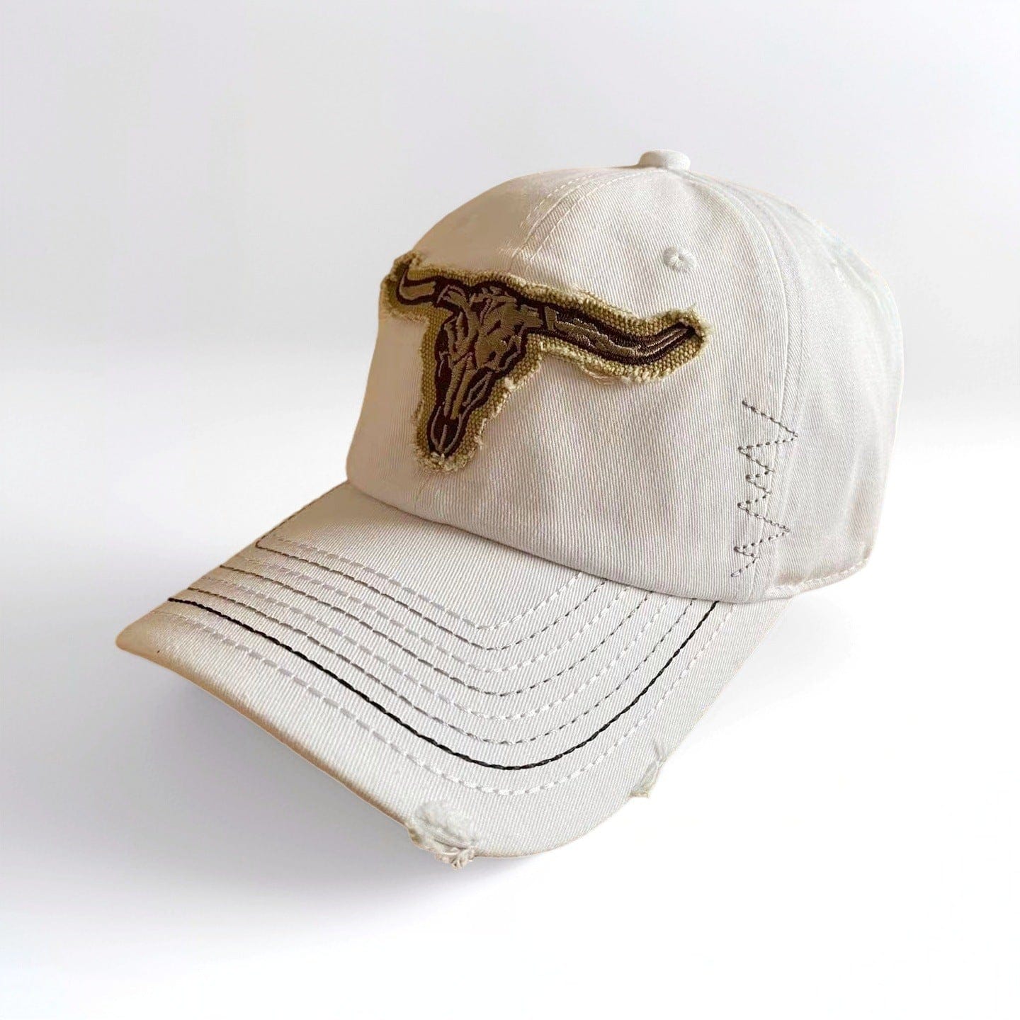 RDMCLOTHINGART White tapestry hoodie TEXAS DESIGN CAPS-60043