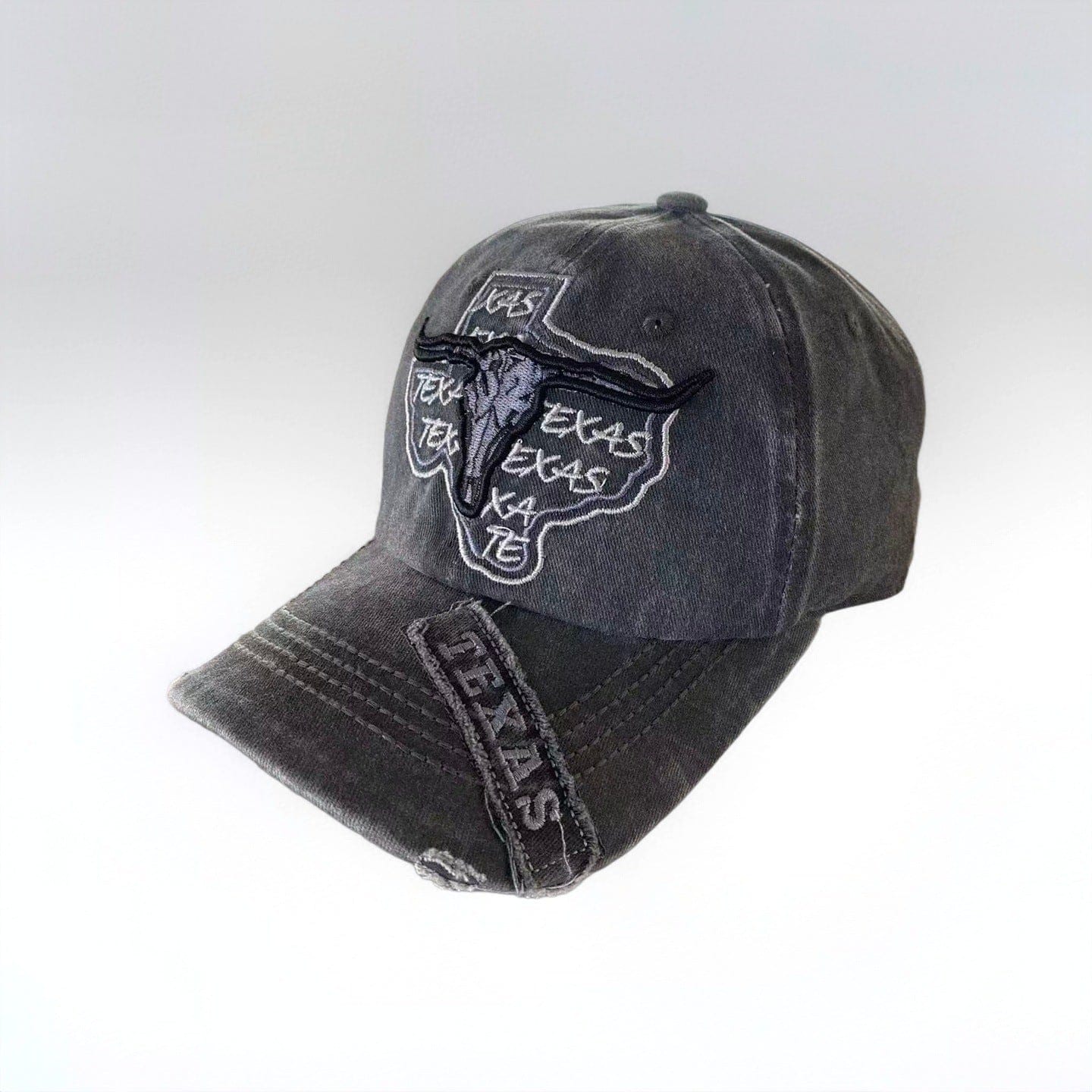 RDMCLOTHINGART Gray and Black tapestry hoodie TEXAS DESIGN CAPS-60045