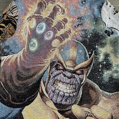 THANOS TAPESTRY HOODIE - RDMCLOTHINGART
