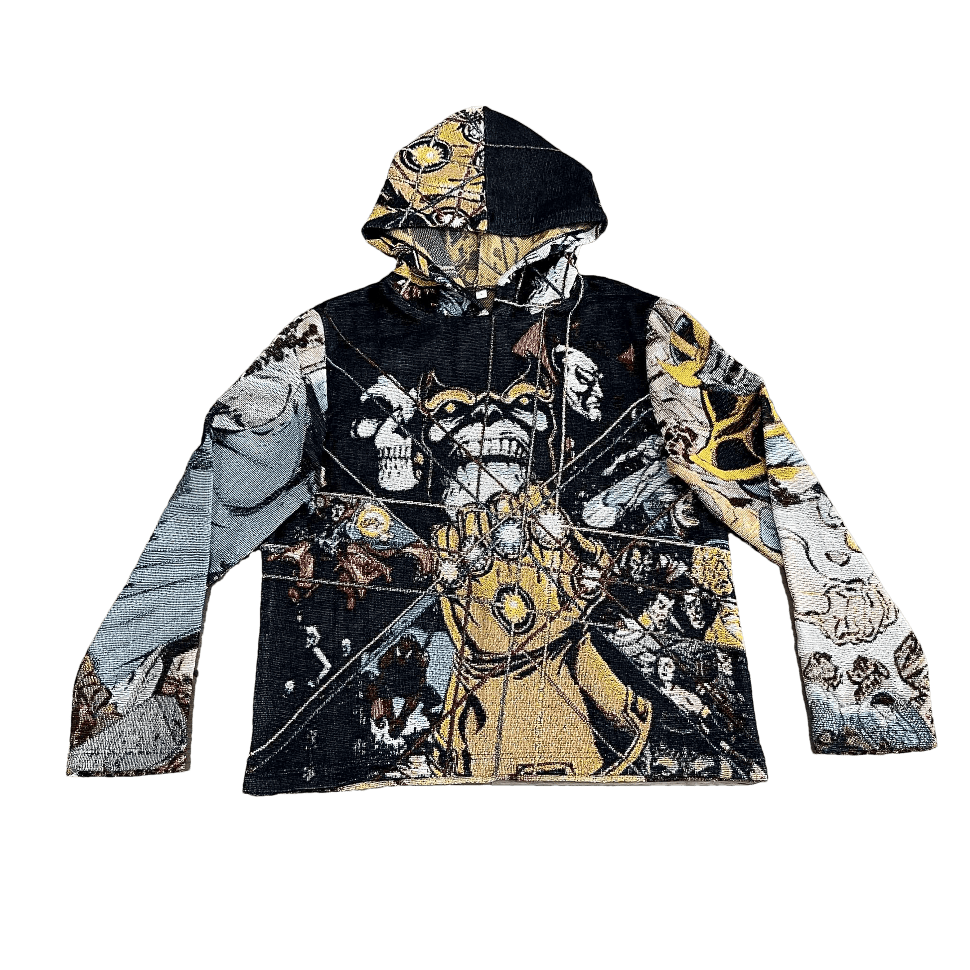 THANOS TAPESTRY HOODIE - RDMCLOTHINGART
