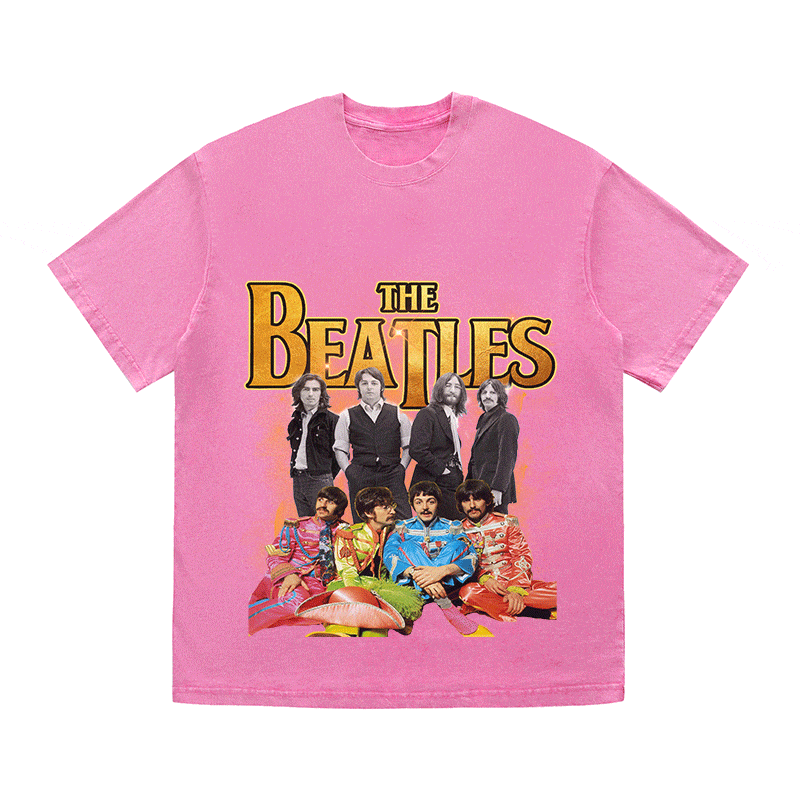 RDMCLOTHINGART tapestry hoodie THE BEATLES HEAVY WEIGHT COTTON TEE-9138