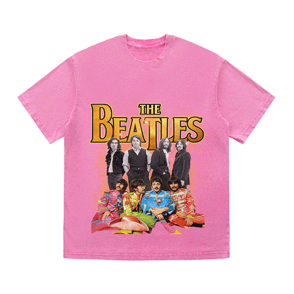 RDMCLOTHINGART tapestry hoodie THE BEATLES HEAVY WEIGHT COTTON TEE-9138