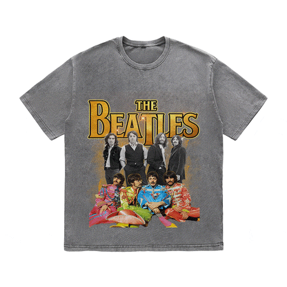 RDMCLOTHINGART tapestry hoodie THE BEATLES HEAVY WEIGHT COTTON TEE-9138