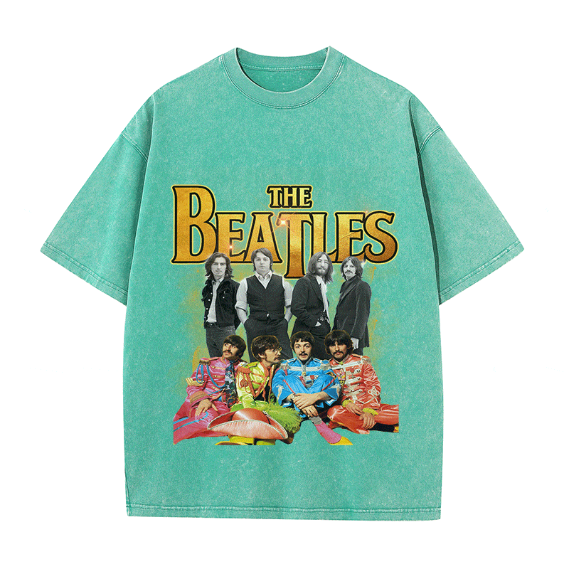 RDMCLOTHINGART tapestry hoodie THE BEATLES HEAVY WEIGHT COTTON TEE-9138