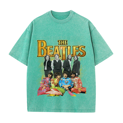 RDMCLOTHINGART tapestry hoodie THE BEATLES HEAVY WEIGHT COTTON TEE-9138