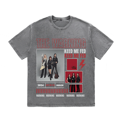 RDMCLOTHINGART tapestry hoodie THE WARNING HEAVY WEIGHT COTTON TEE-9023