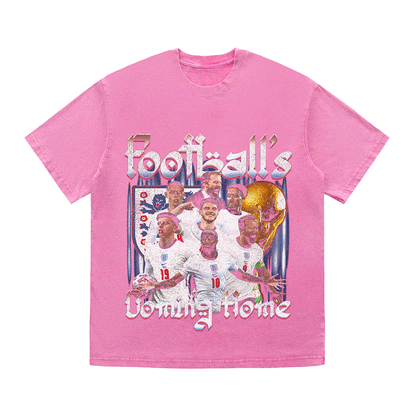 RDMCLOTHINGART tapestry hoodie THREE LIONS HEAVY WEIGHT COTTON TEE-8984