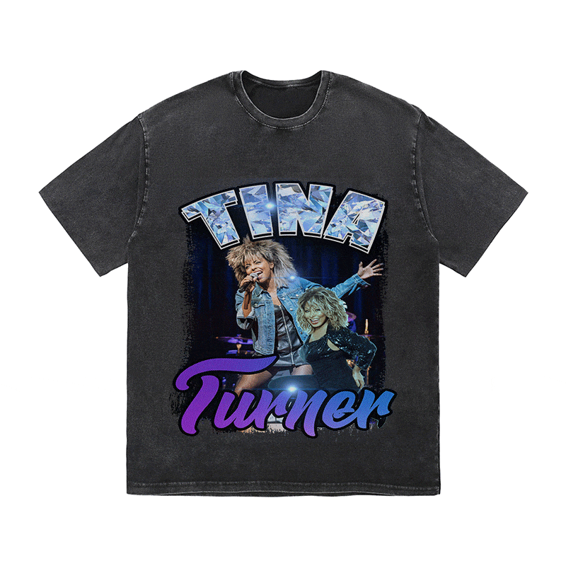 RDMCLOTHINGART tapestry hoodie TINA TURNER HEAVY WEIGHT COTTON TEE-9139