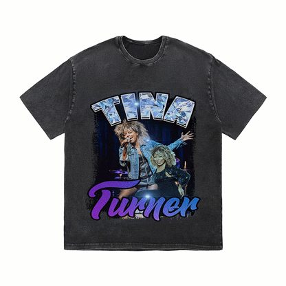 RDMCLOTHINGART tapestry hoodie TINA TURNER HEAVY WEIGHT COTTON TEE-9139