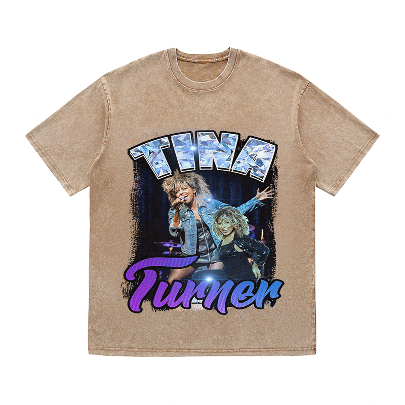 RDMCLOTHINGART tapestry hoodie TINA TURNER HEAVY WEIGHT COTTON TEE-9139