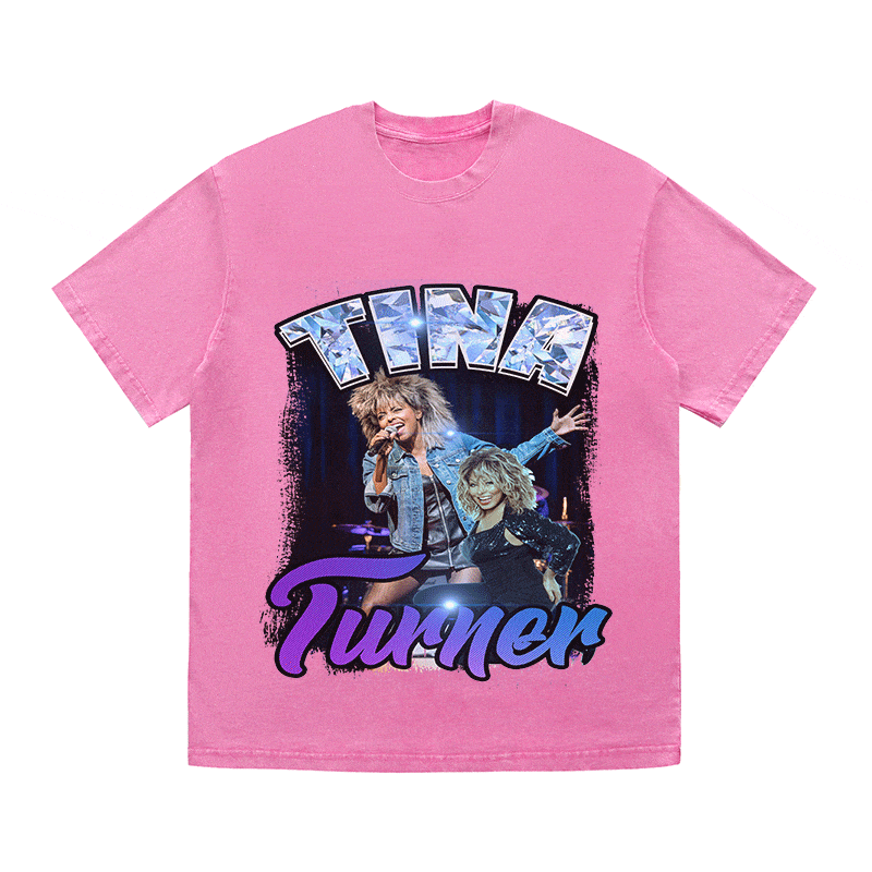 RDMCLOTHINGART tapestry hoodie TINA TURNER HEAVY WEIGHT COTTON TEE-9139