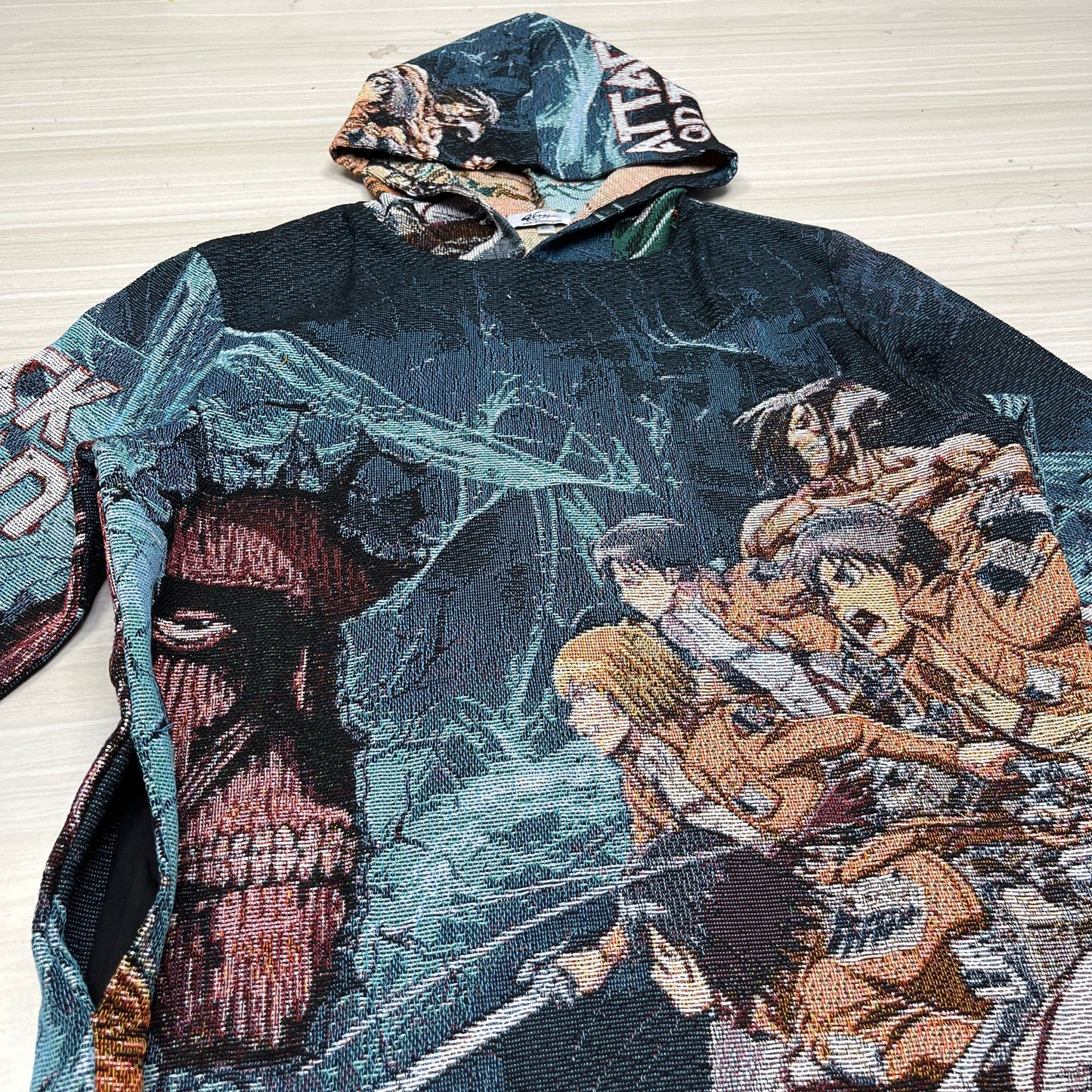 TITAN V2 TAPESTRY HOODIE - RDMCLOTHINGART