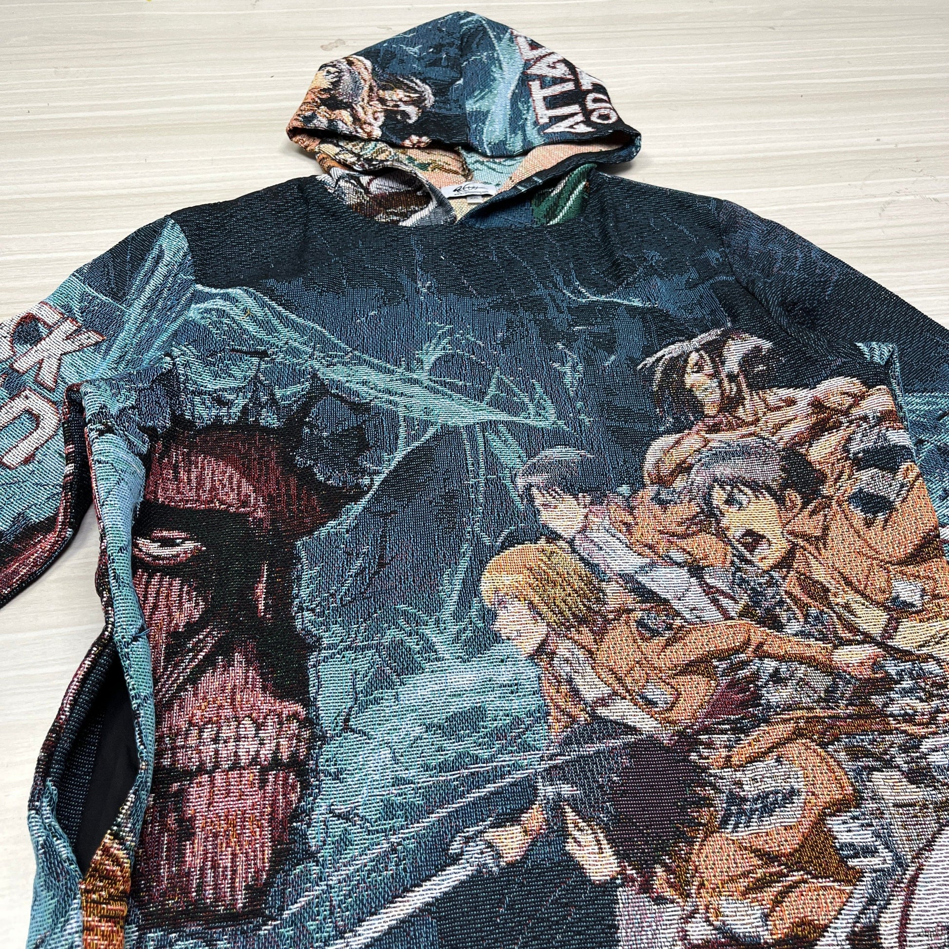 TITAN V2 TAPESTRY HOODIE - RDMCLOTHINGART