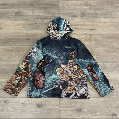TITAN V2 TAPESTRY HOODIE - RDMCLOTHINGART