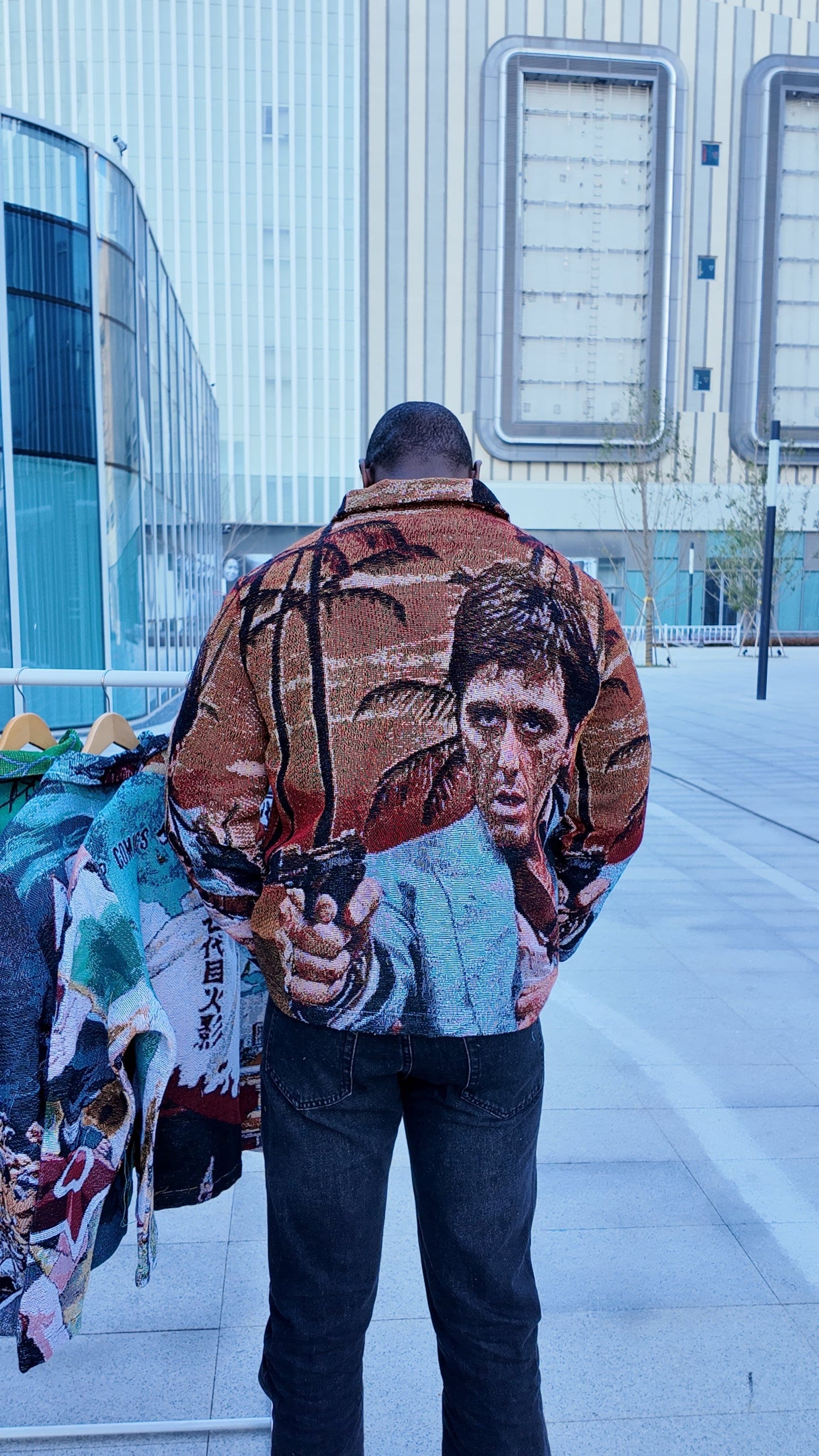 TONY MONTANA TAPESTRY JACKET - RDMCLOTHINGART