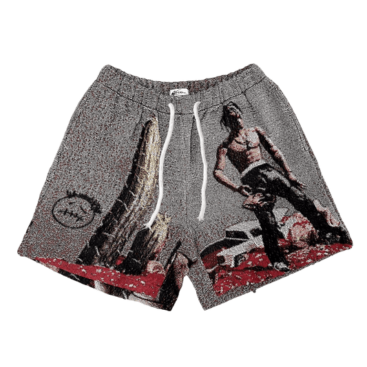 TRAVIS TAPESTRY SHORTS - RDMCLOTHINGART