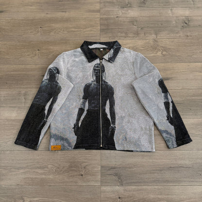 RDMCLOTHINGART tapestry hoodie TRAVIS V2 TAPESTRY JACKET