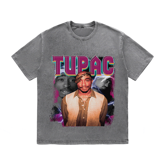 RDMCLOTHINGART tapestry hoodie TUPAC HEAVY WEIGHT COTTON TEE-9142
