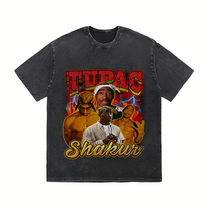 RDMCLOTHINGART tapestry hoodie TUPAC SHAKUR HEAVY WEIGHT COTTON TEE-9141