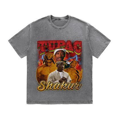RDMCLOTHINGART tapestry hoodie TUPAC SHAKUR HEAVY WEIGHT COTTON TEE-9141